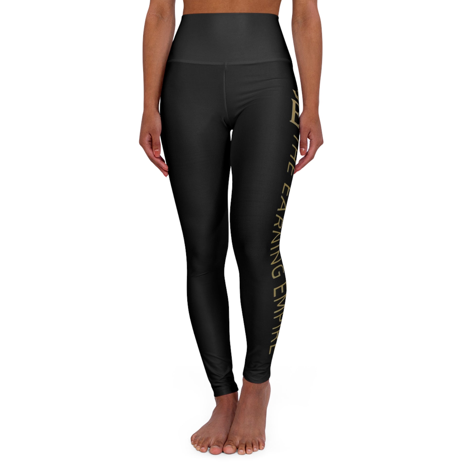 The Earning Empire Stylish High Waisted Yoga Leggings, Workout Pants, Fitness Leggings, High Rise Exercise Tights, Athleisure Wear, Yoga Gear
