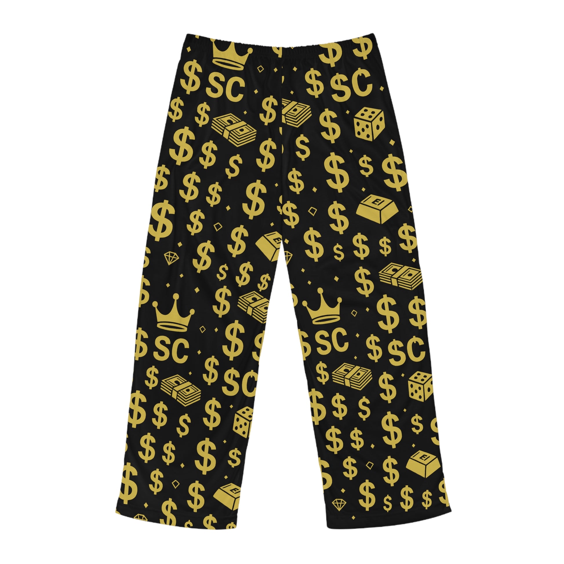 Luxurious Dollar Print Men's Pajama Pants - Stylish Loungewear for Cozy Nights, Gift for Him, Money Theme, Relaxation Essentials