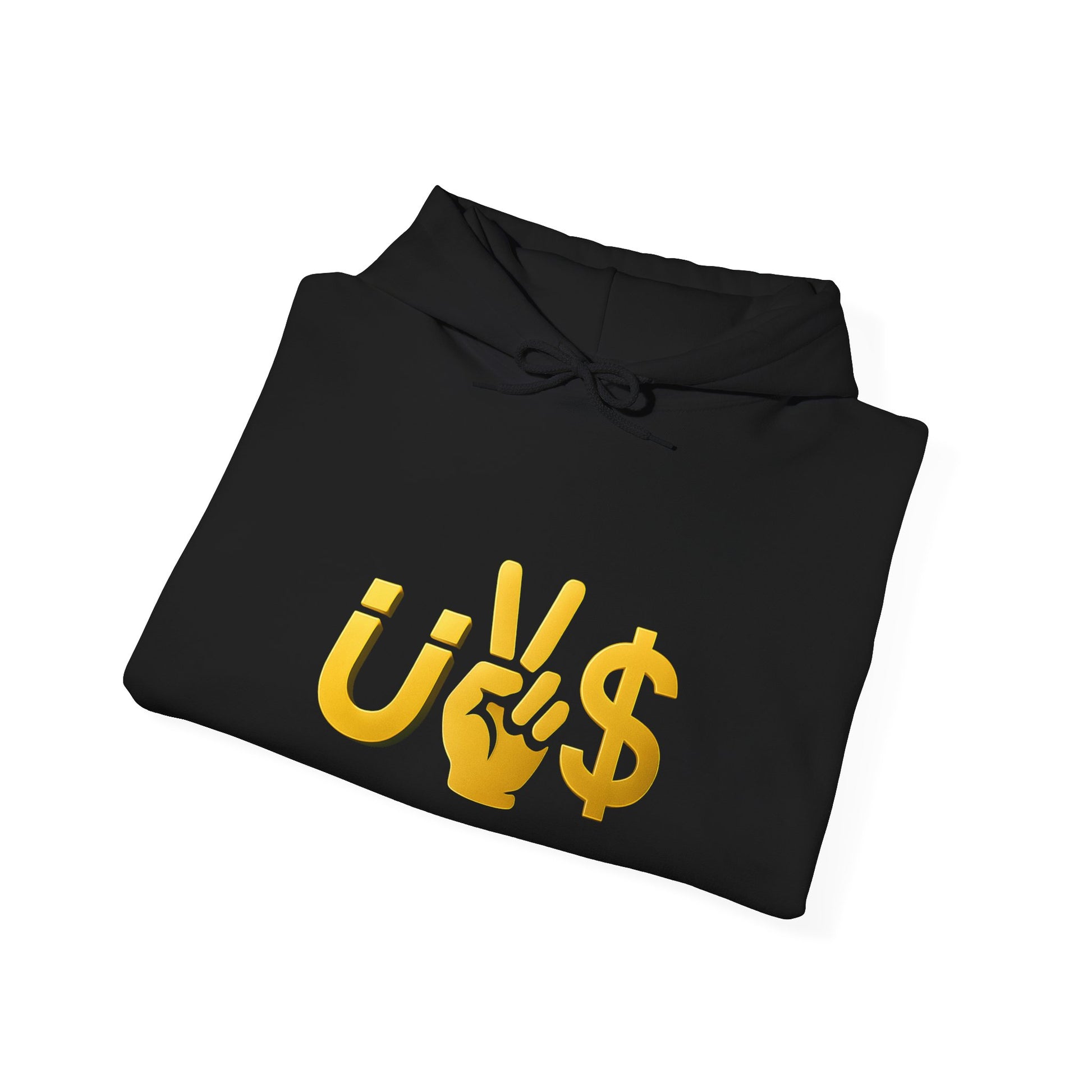 Magnet to the money Unisex Hooded Sweatshirt with U vs  Design, Casual Fashion, Gift for Him or Her, Cozy Essentials for All Seasons, Streetwear Style
