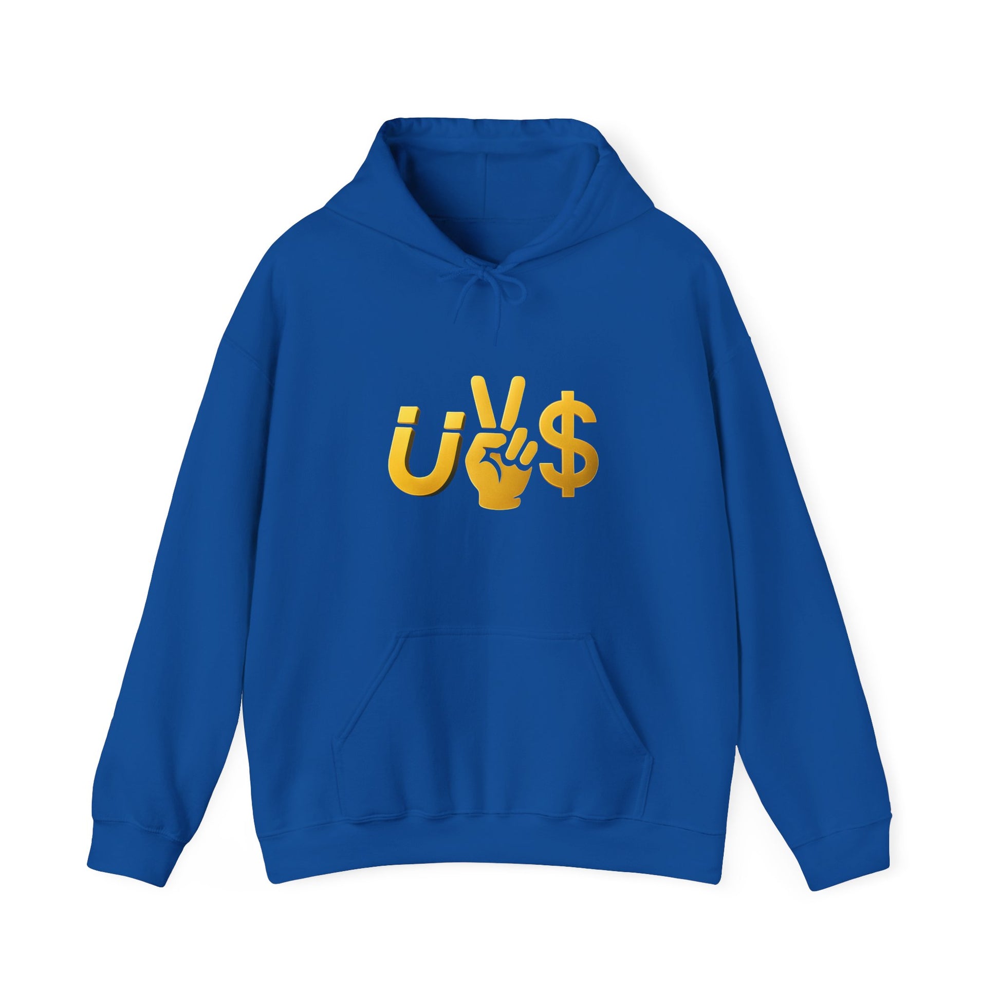 Magnet to the money Unisex Hooded Sweatshirt with U vs  Design, Casual Fashion, Gift for Him or Her, Cozy Essentials for All Seasons, Streetwear Style