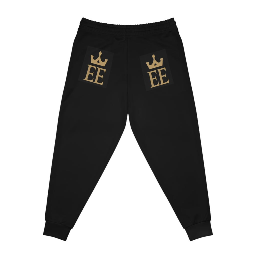Crown Emblem Athletic Joggers | Stylish Sports Pants, Casual Lounge Wear, Trendy Fitness Apparel, Perfect for Workouts and Relaxation