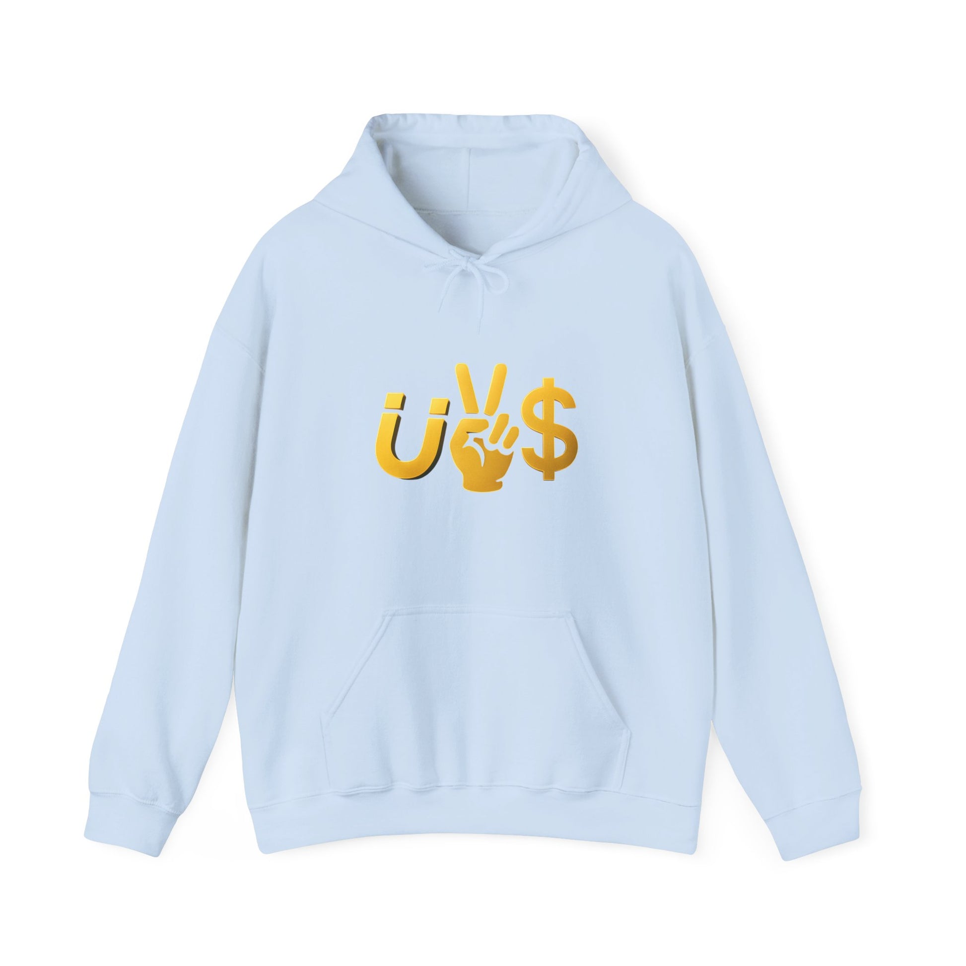 Magnet to the money Unisex Hooded Sweatshirt with U vs  Design, Casual Fashion, Gift for Him or Her, Cozy Essentials for All Seasons, Streetwear Style