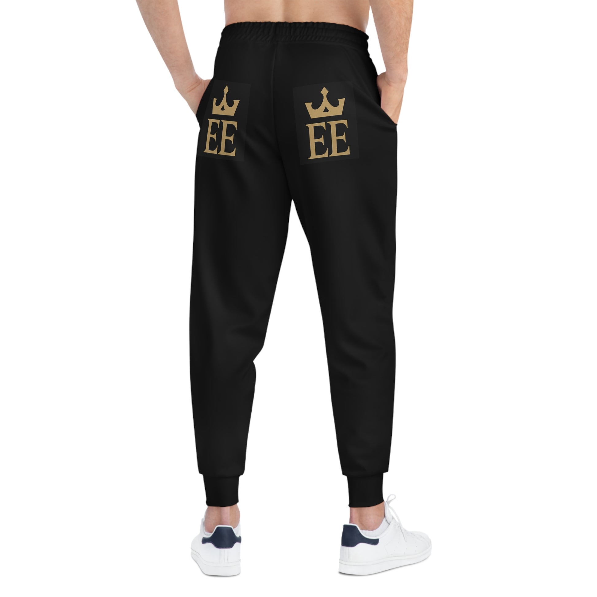 Crown Emblem Athletic Joggers | Stylish Sports Pants, Casual Lounge Wear, Trendy Fitness Apparel, Perfect for Workouts and Relaxation