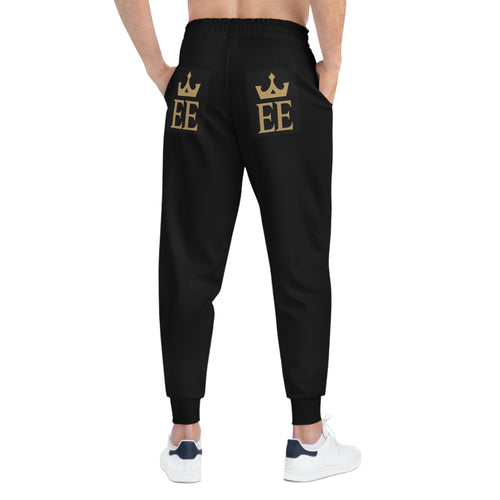 Crown Emblem Athletic Joggers | Stylish Sports Pants, Casual Lounge Wear, Trendy Fitness Apparel, Perfect for Workouts and Relaxation