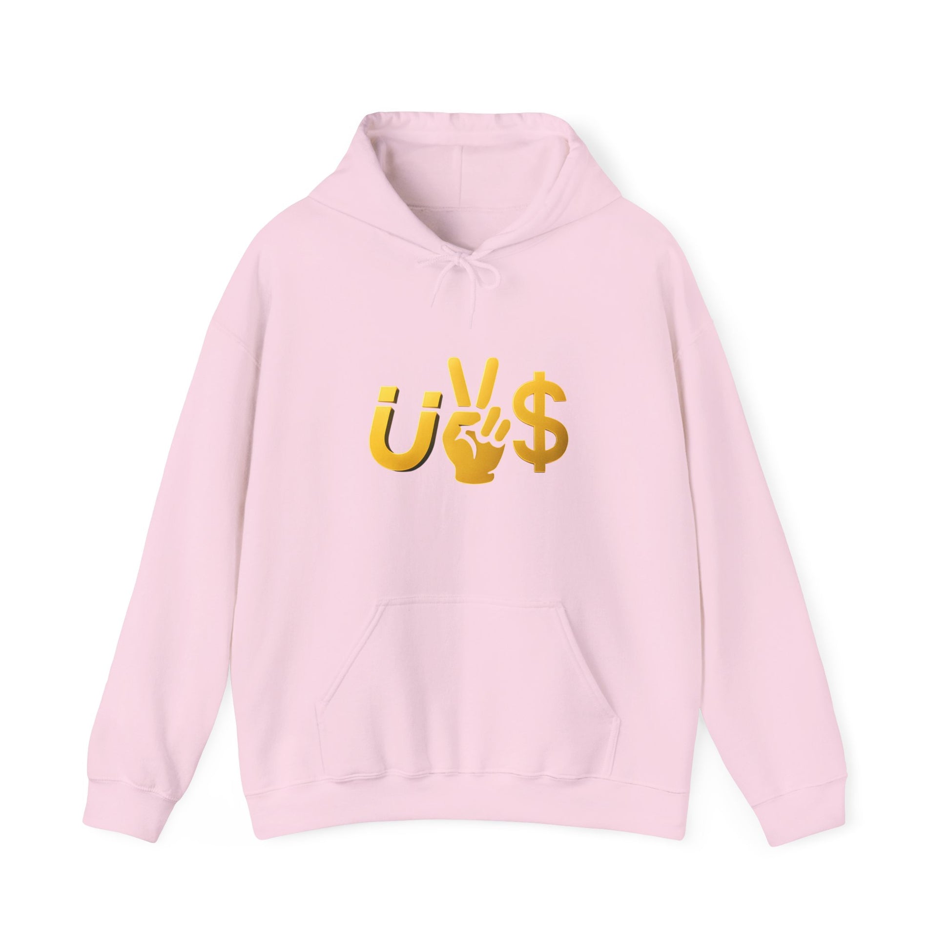 Magnet to the money Unisex Hooded Sweatshirt with U vs  Design, Casual Fashion, Gift for Him or Her, Cozy Essentials for All Seasons, Streetwear Style