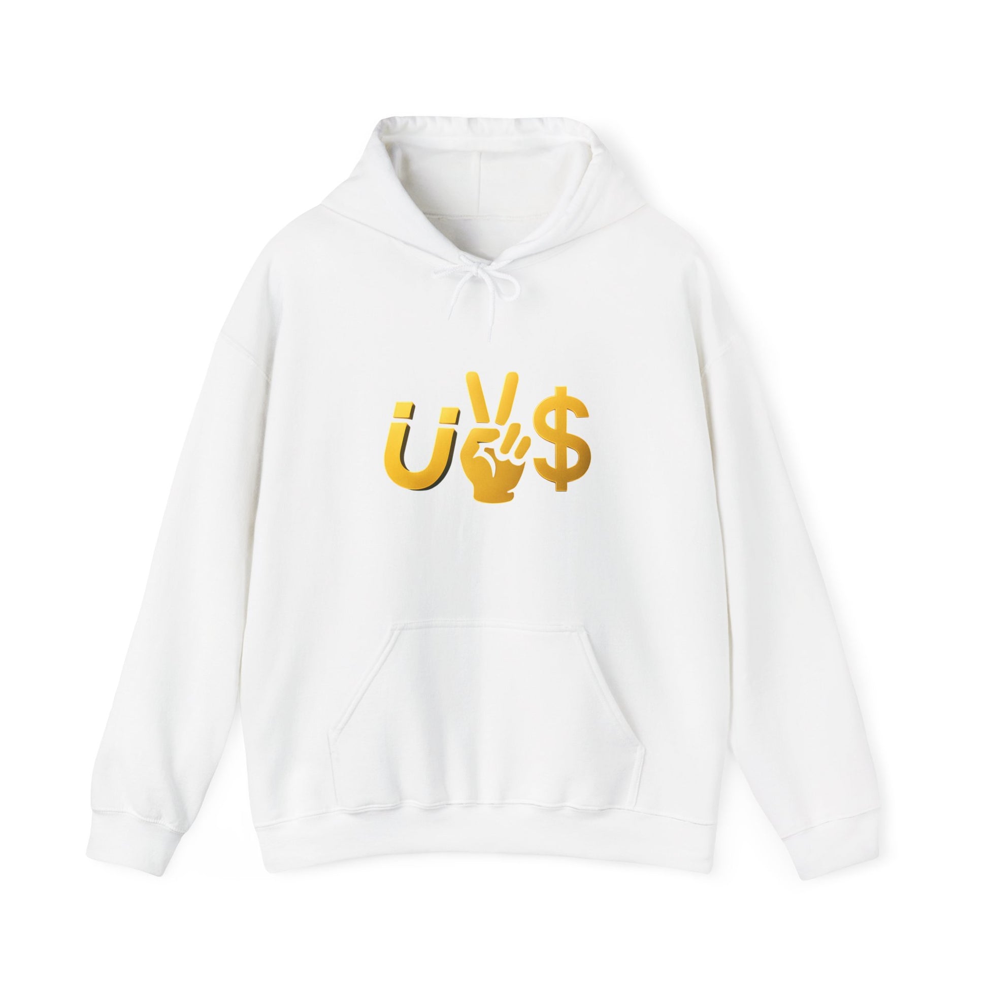 Magnet to the money Unisex Hooded Sweatshirt with U vs  Design, Casual Fashion, Gift for Him or Her, Cozy Essentials for All Seasons, Streetwear Style