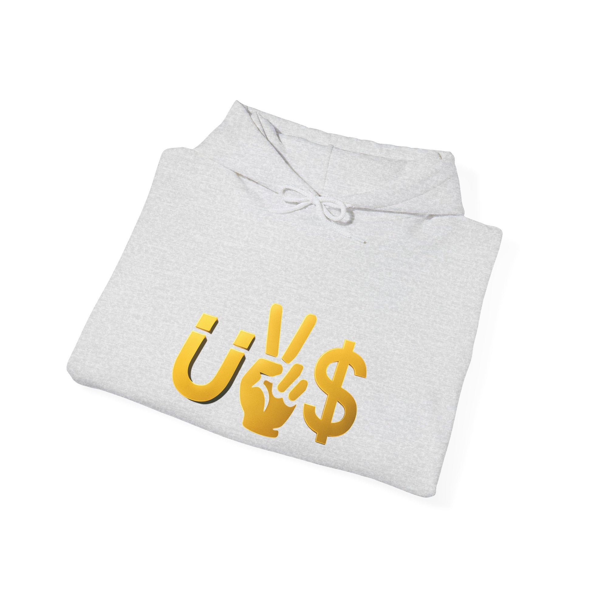 Magnet to the money Unisex Hooded Sweatshirt with U vs  Design, Casual Fashion, Gift for Him or Her, Cozy Essentials for All Seasons, Streetwear Style