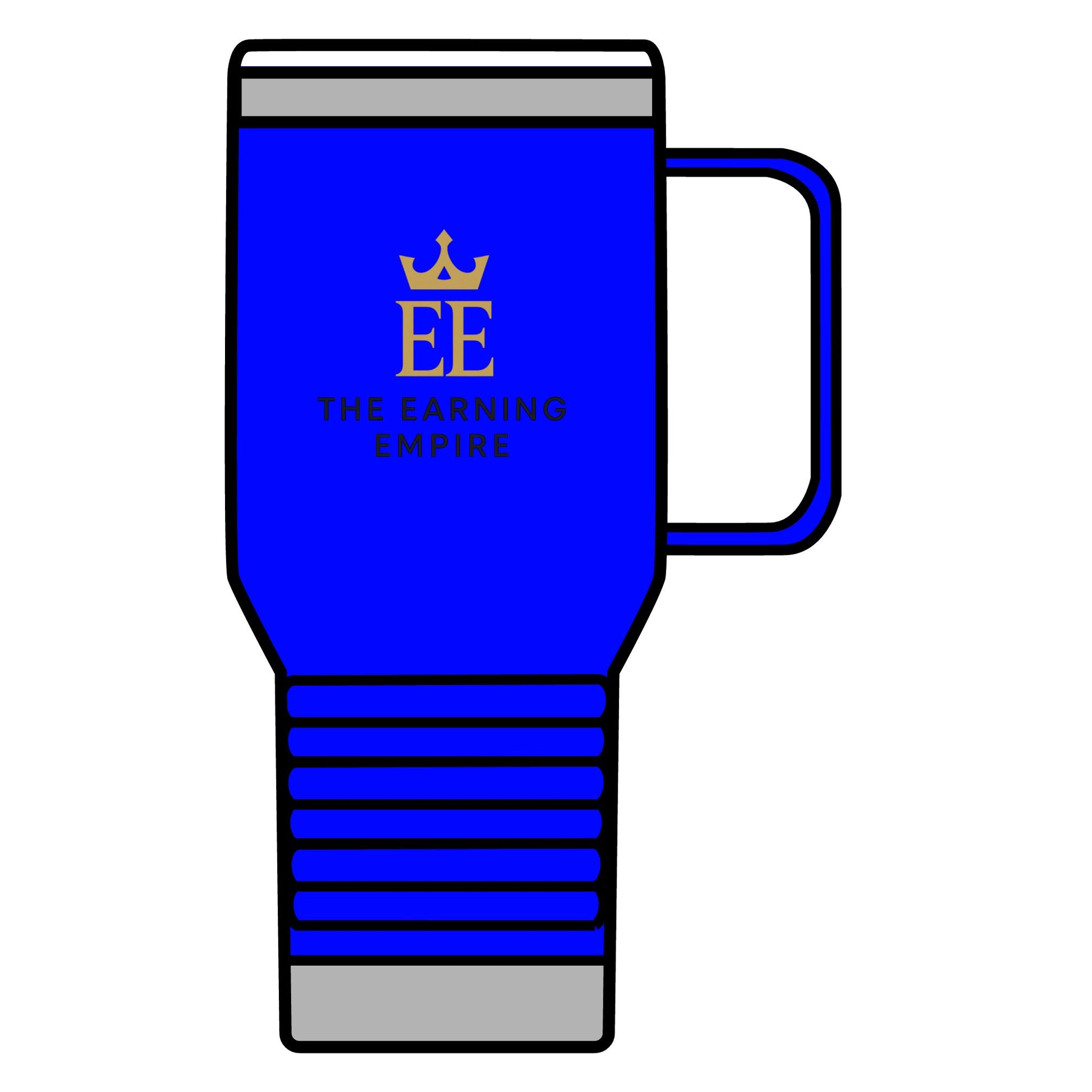 The Earning Empire Luxury Travel Mug, The Earning Empire, 20oz, Coffee Lover Gift, Custom Thermal Cup, Business Travel Accessory