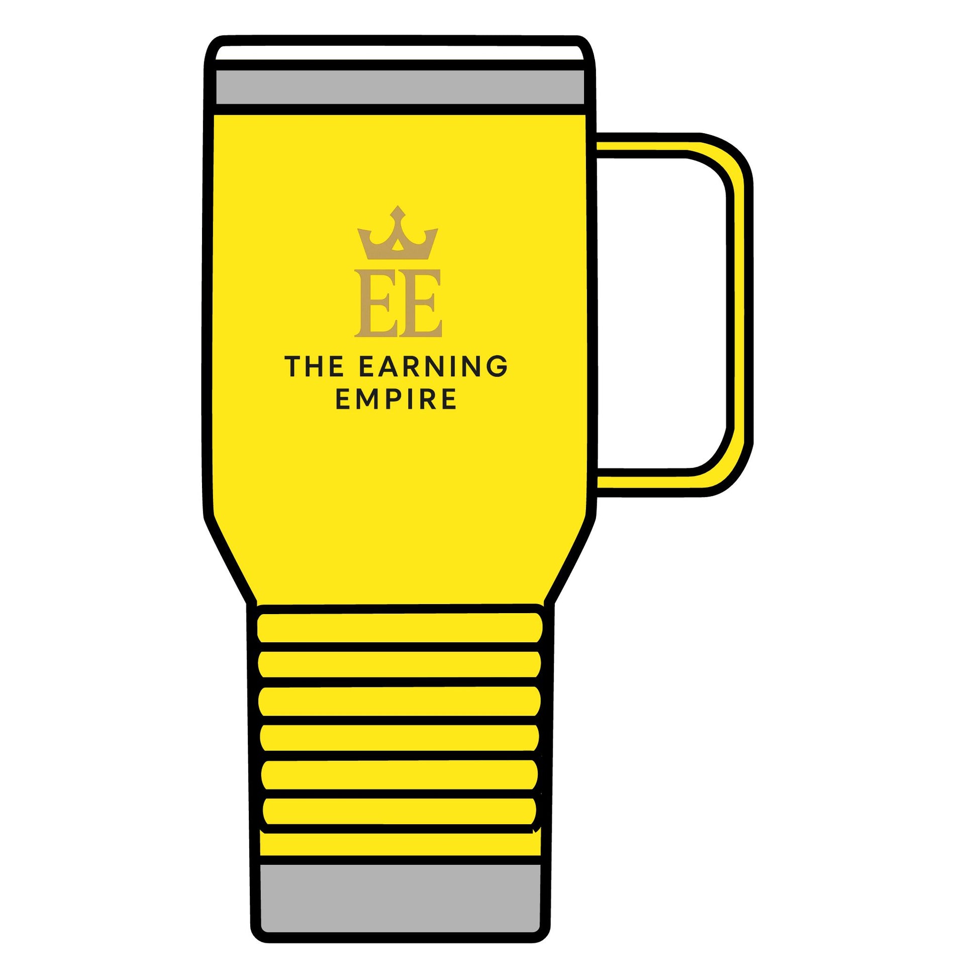 The Earning Empire Luxury Travel Mug, The Earning Empire, 20oz, Coffee Lover Gift, Custom Thermal Cup, Business Travel Accessory