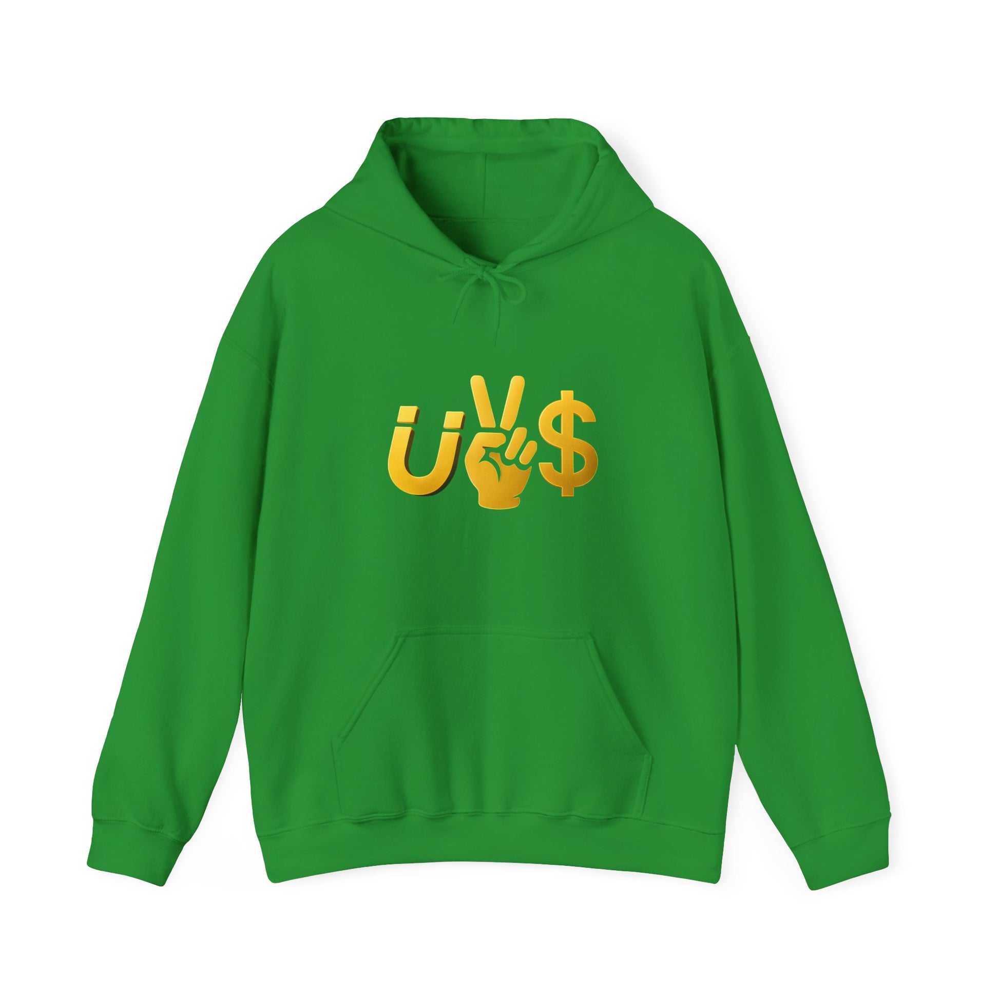 Magnet to the money Unisex Hooded Sweatshirt with U vs  Design, Casual Fashion, Gift for Him or Her, Cozy Essentials for All Seasons, Streetwear Style