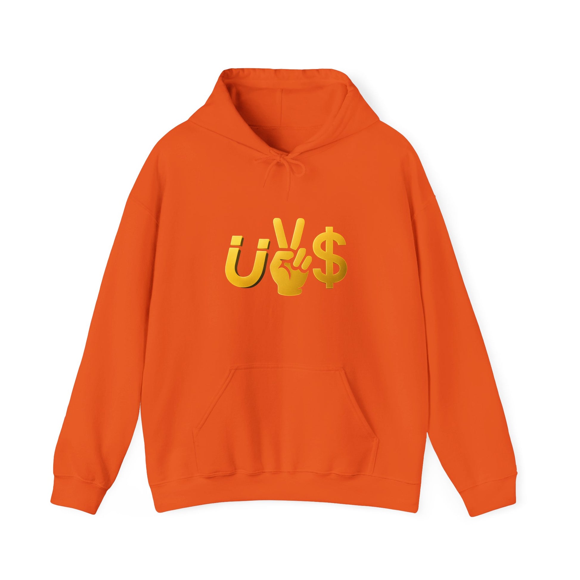 Magnet to the money Unisex Hooded Sweatshirt with U vs  Design, Casual Fashion, Gift for Him or Her, Cozy Essentials for All Seasons, Streetwear Style