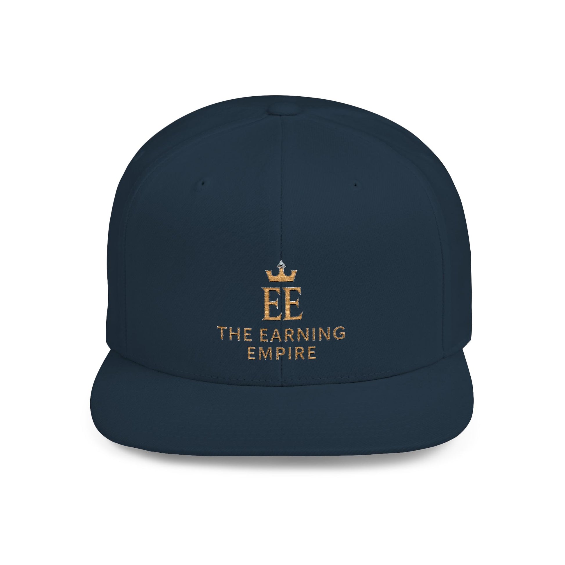 The Earning Empire Stylish Flat Bill Snapback Hat, The Earning Empire Cap, Trendy Snapback, Streetwear Hat, Gift for Him, Adjustable Snapback