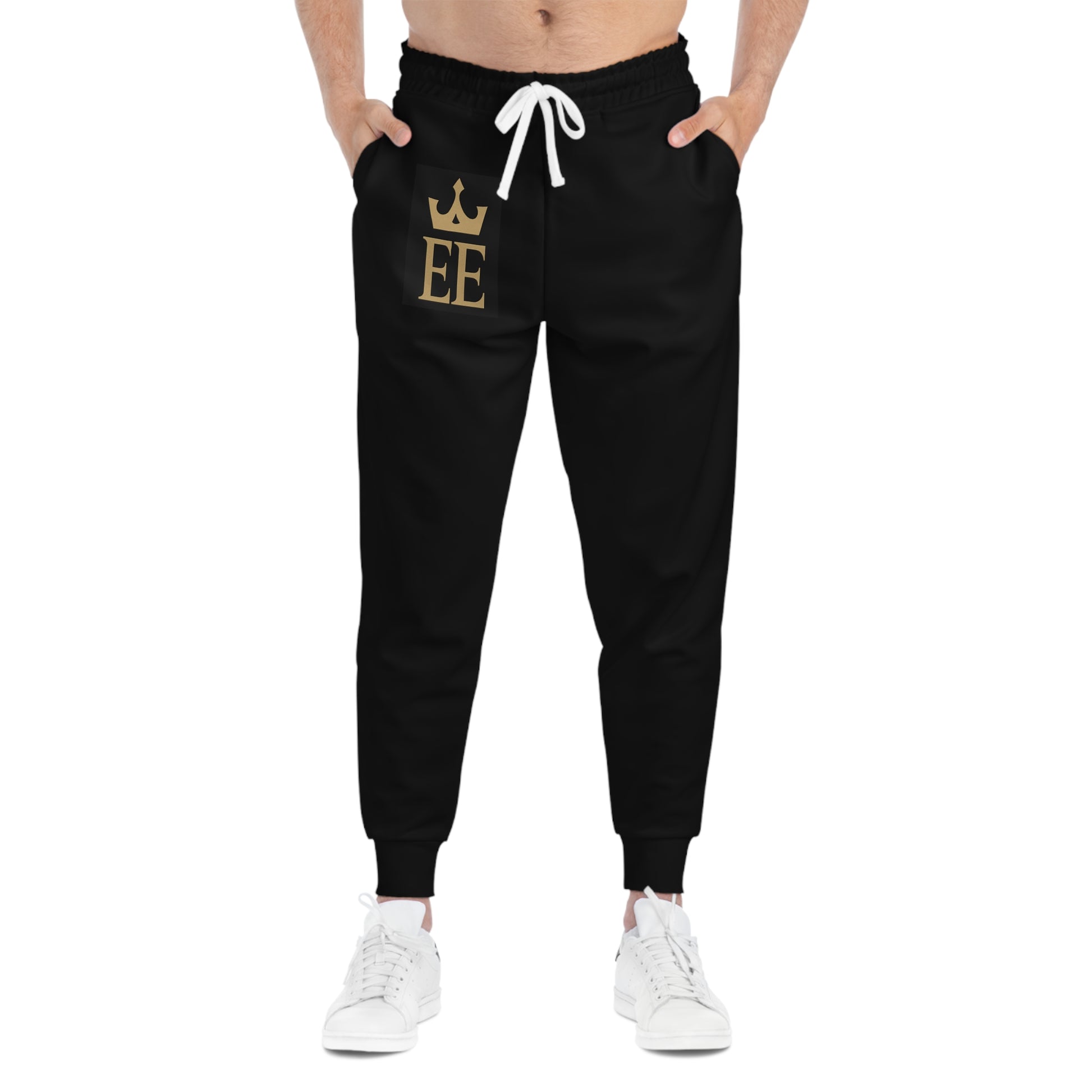 Crown Emblem Athletic Joggers | Stylish Sports Pants, Casual Lounge Wear, Trendy Fitness Apparel, Perfect for Workouts and Relaxation