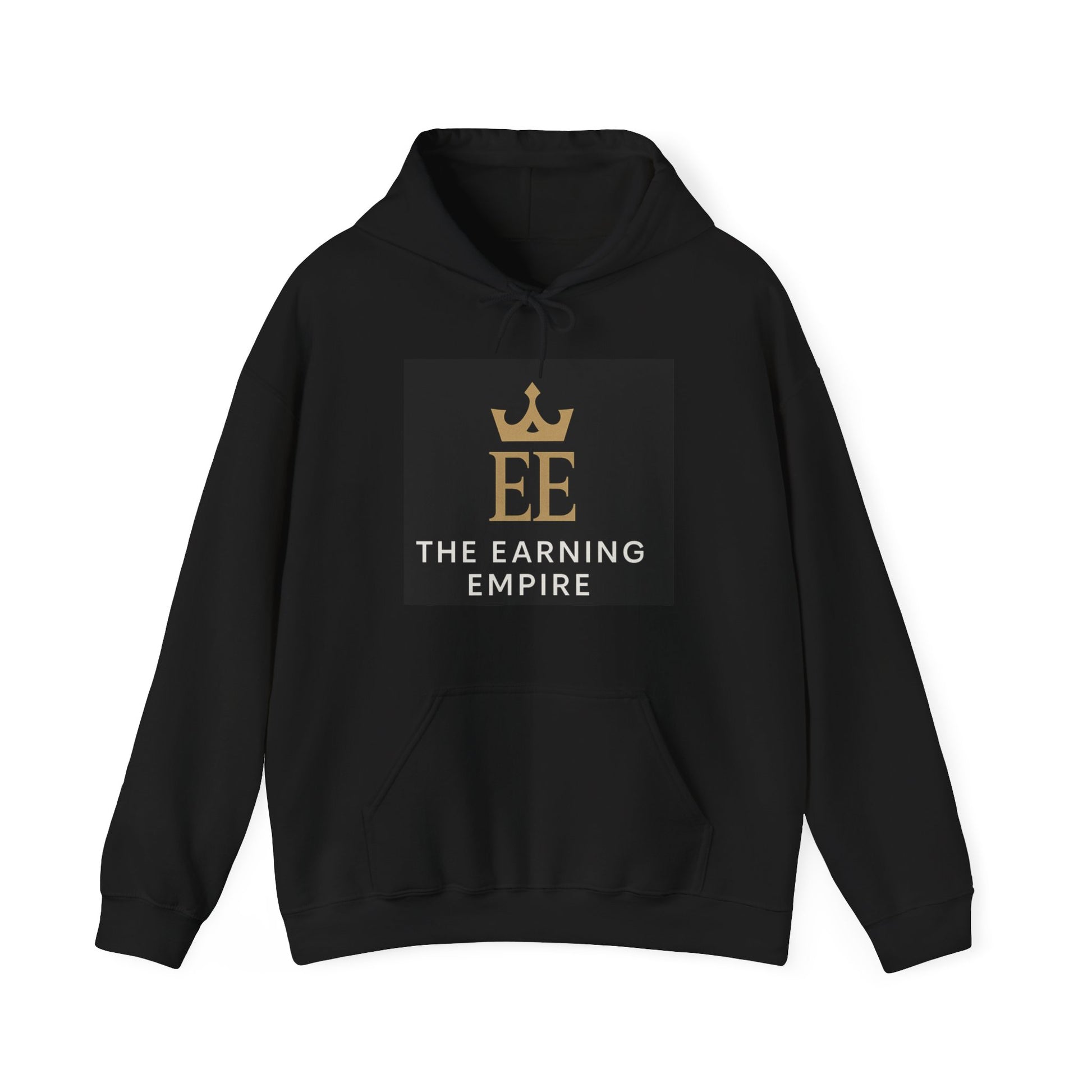 Earning Empire Hoodie, Unisex Heavy Blend Sweatshirt, Motivational Gift, Casual Wear, Streetwear, Comfortable Fashion