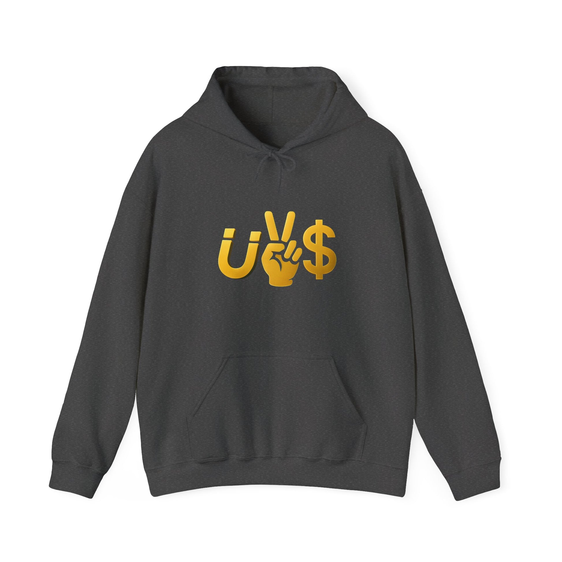 Magnet to the money Unisex Hooded Sweatshirt with U vs  Design, Casual Fashion, Gift for Him or Her, Cozy Essentials for All Seasons, Streetwear Style